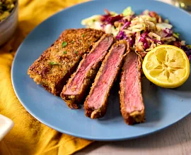 Beef Schnitzel with Spaetzle